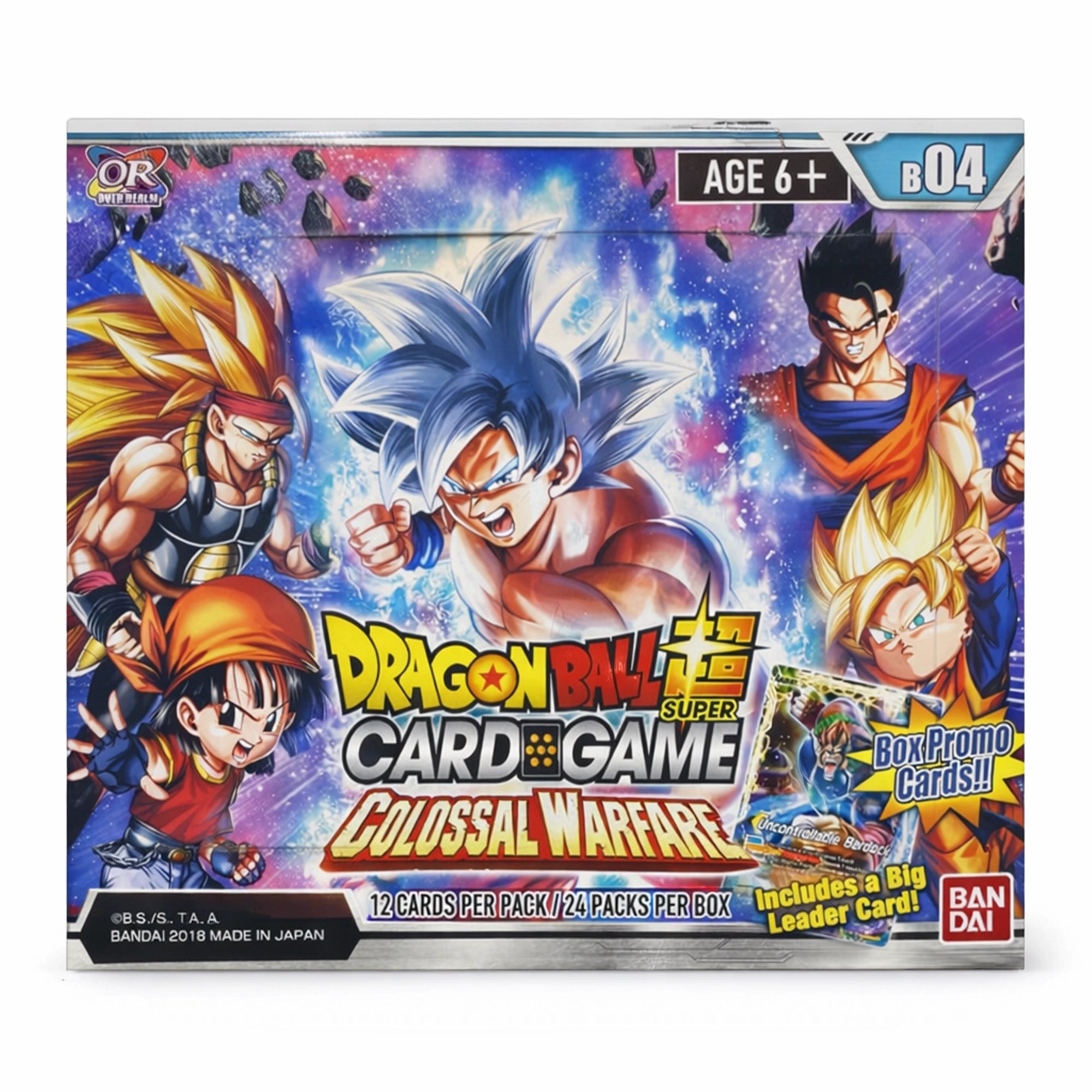Dragon Ball Super TCG Masters BT04 – Colossal Warfare Booster Box