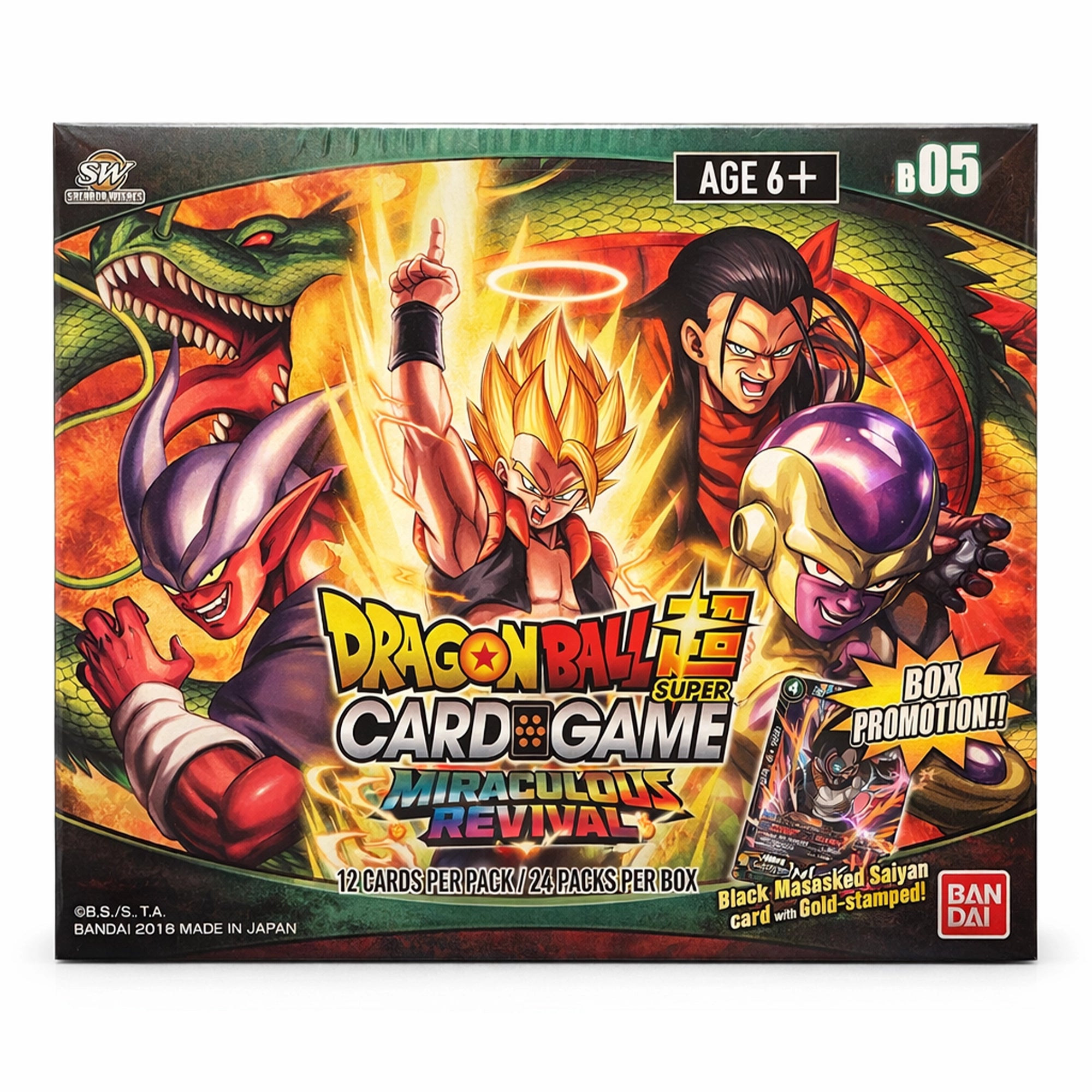 Dragon Ball Super TCG Masters BT05 – Miraculous Revival Booster Box – Card Hive