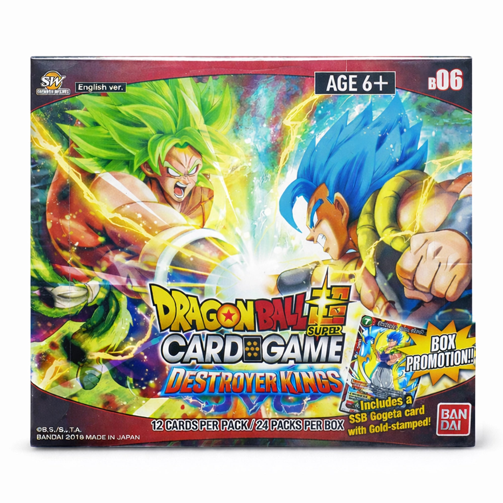 destroyer kings booster box Yu-Gi-Oh : Court Cards and Comics Central Each booster pack contains 12 random cards. DRAGON BALL SUPER DESTROYER KINGS