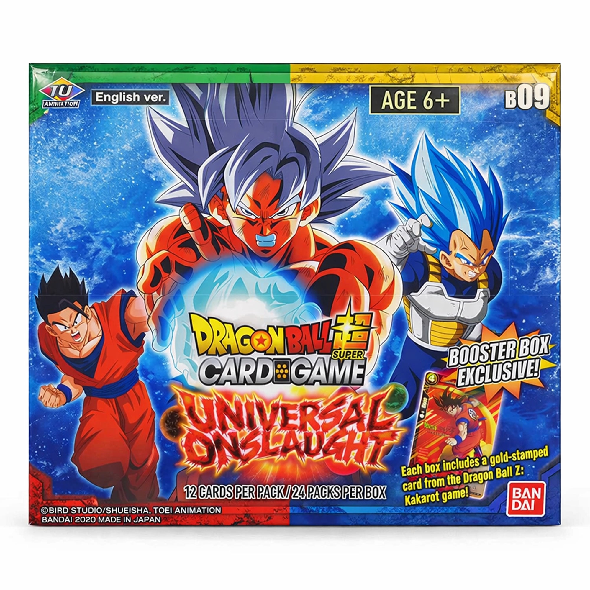 Dragon Ball Super TCG Masters BT09 – Universal Onslaught Booster Box