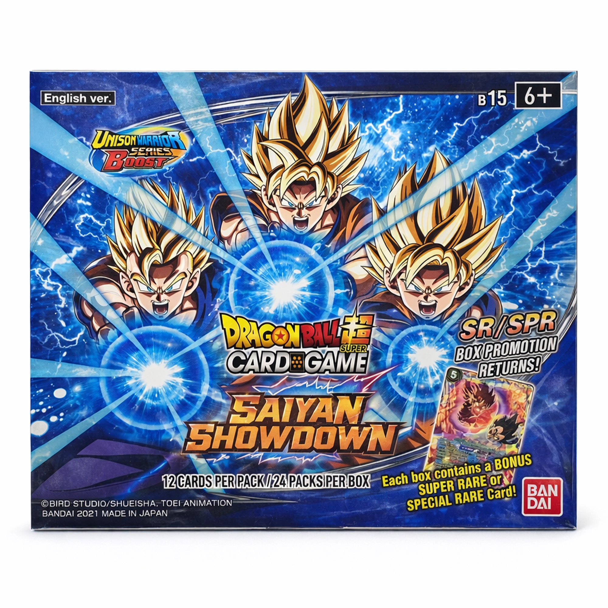 Dragon Ball Super TCG Masters BT15 – Saiyan Showdown Booster Box