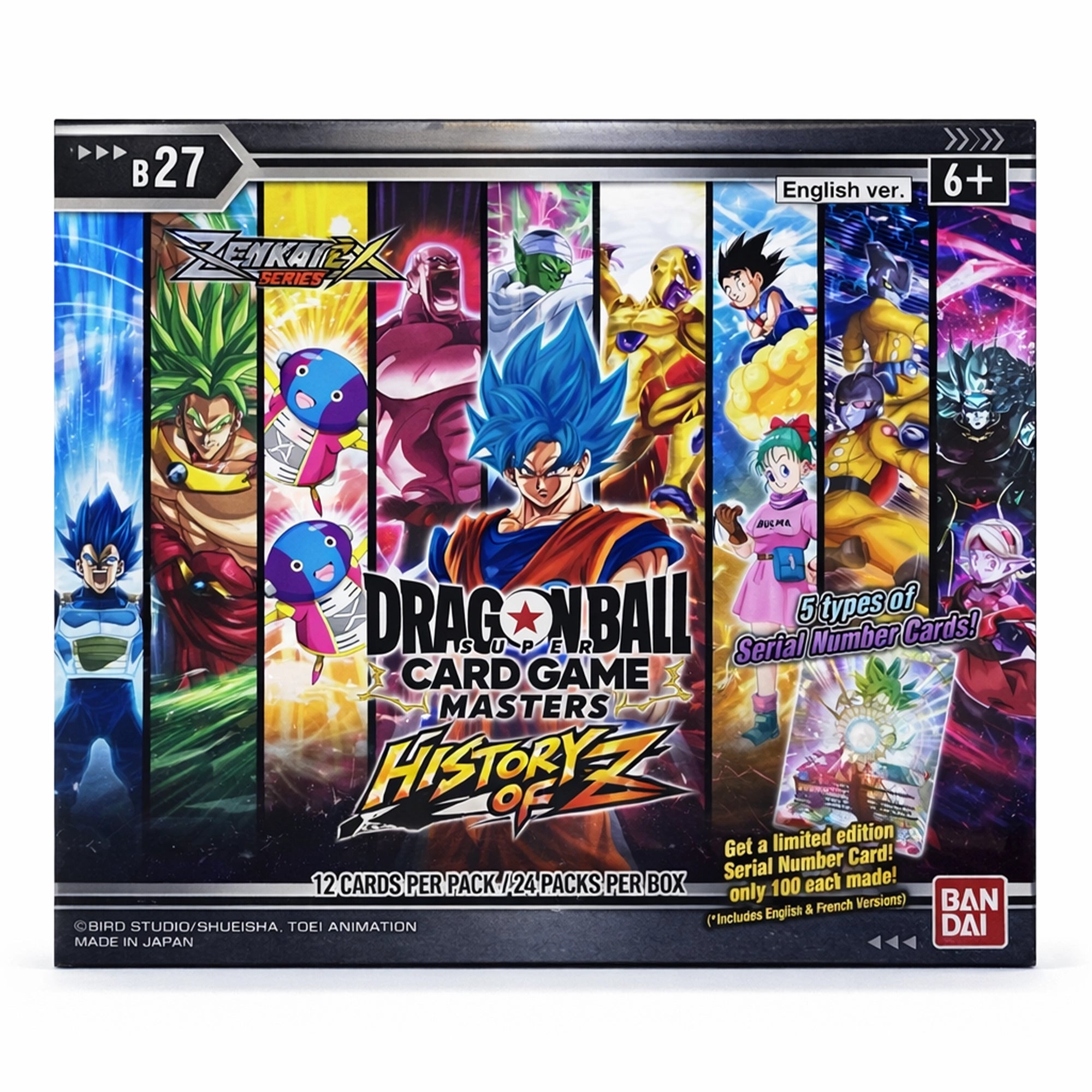 Dragon Ball Super TCG Masters BT27 History of Z Booster Box Card Hive Dragon Ball Super TCG Masters BT27 History of Z Booster Box Card Hive