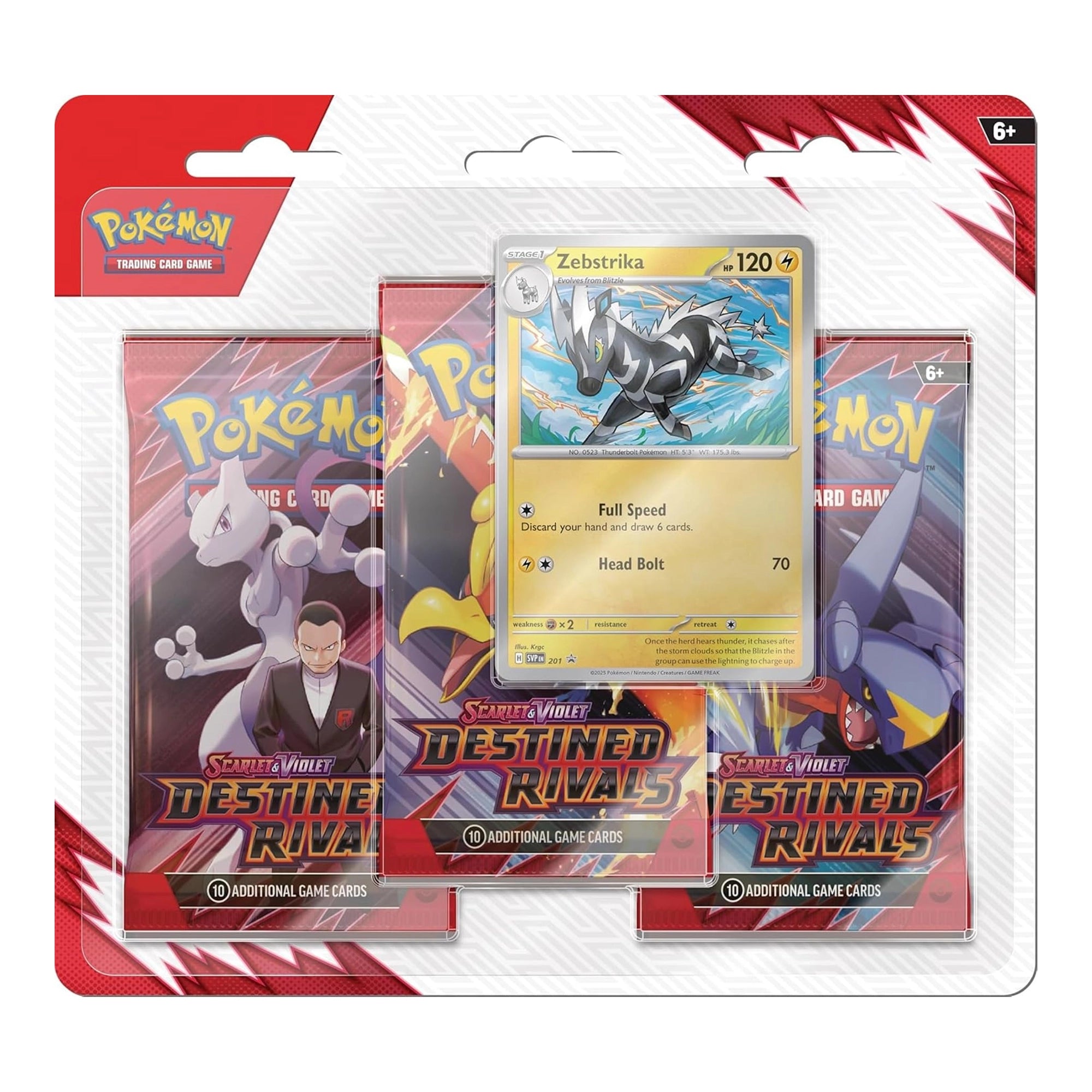 Pokemon Scarlet & Violet – Destined Rivals 3-Pack Blister