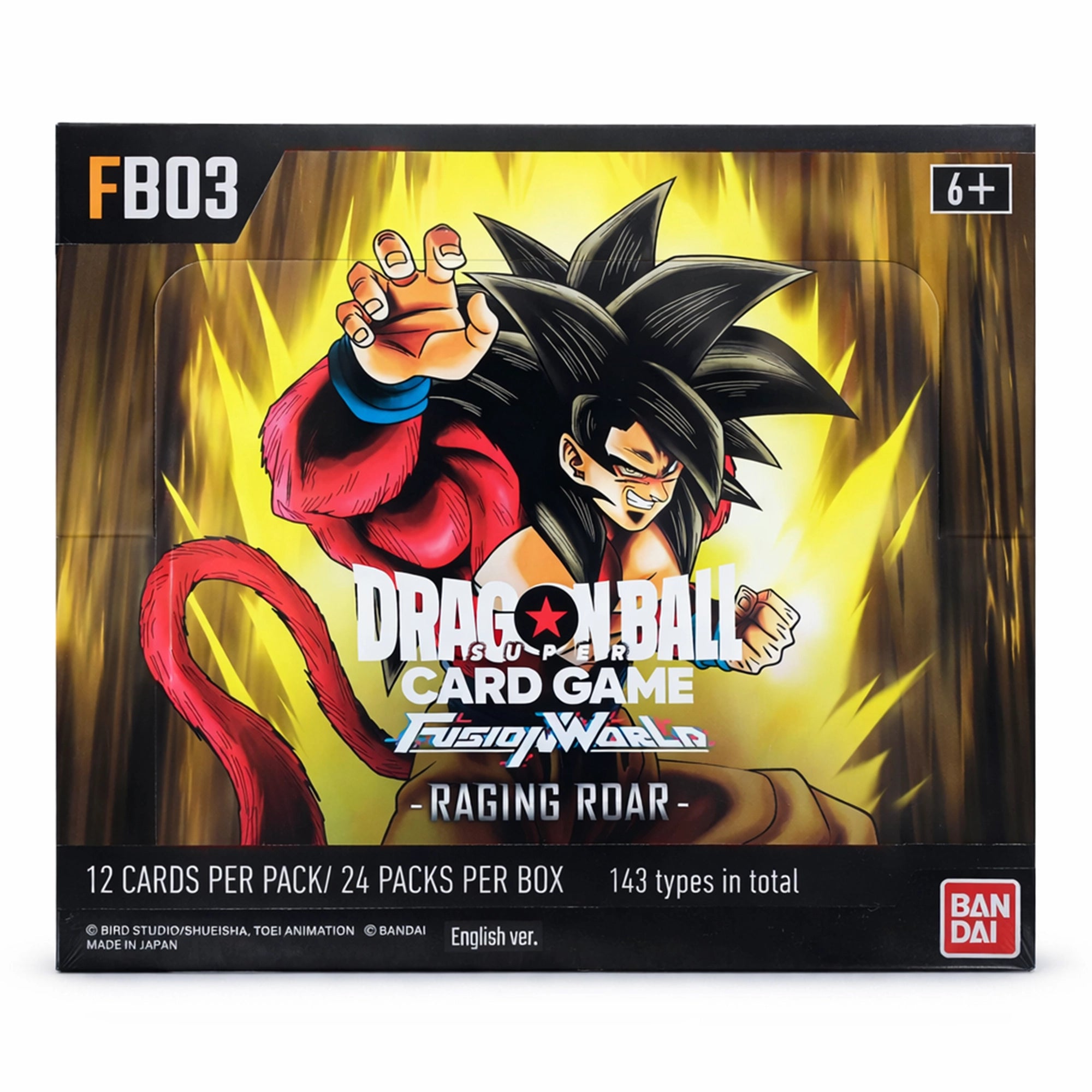 Dragon Ball Super TCG Fusion World FB03 – Raging Roar Booster Box