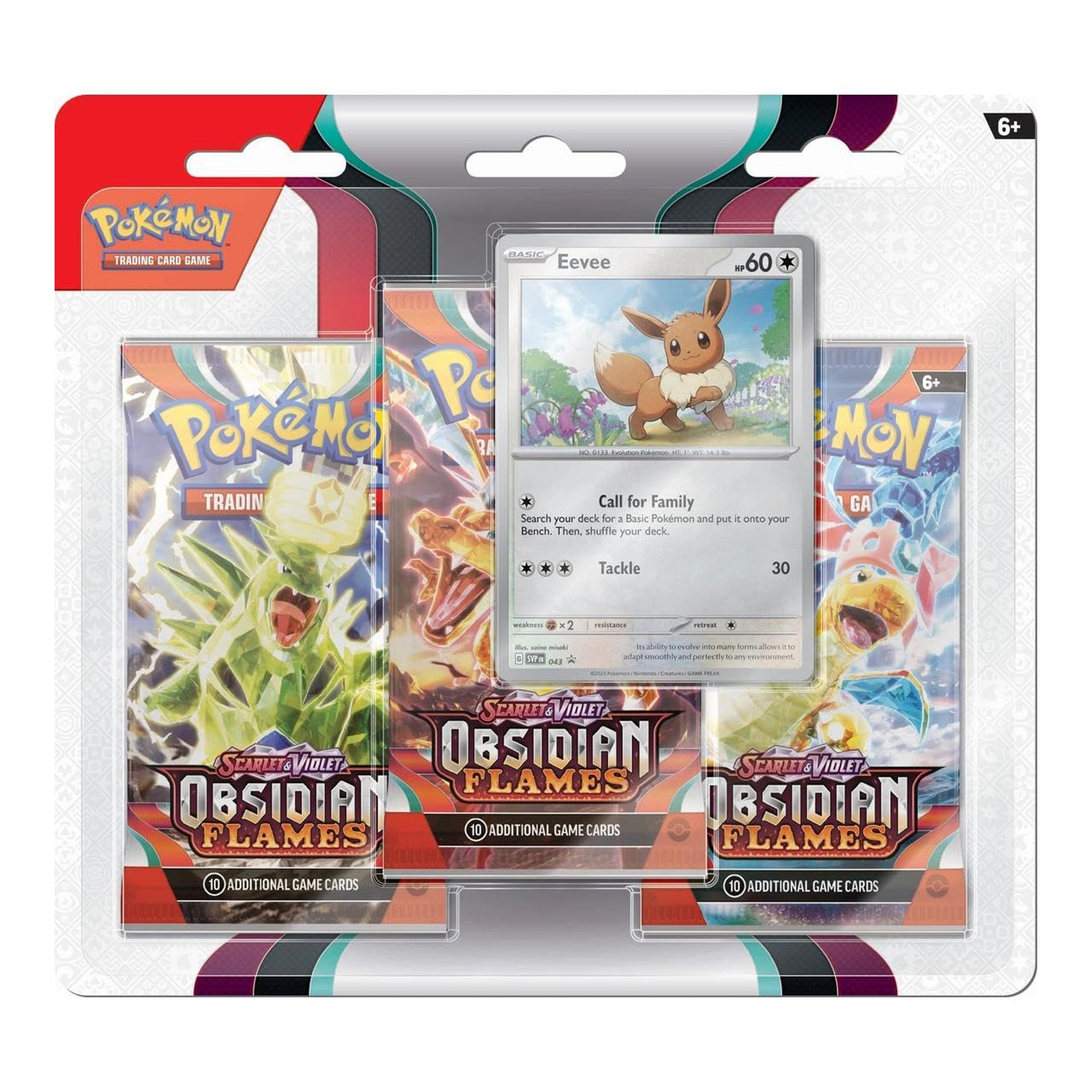 Pokemon Scarlet & Violet – Obsidian Flames 3-Pack Blister
