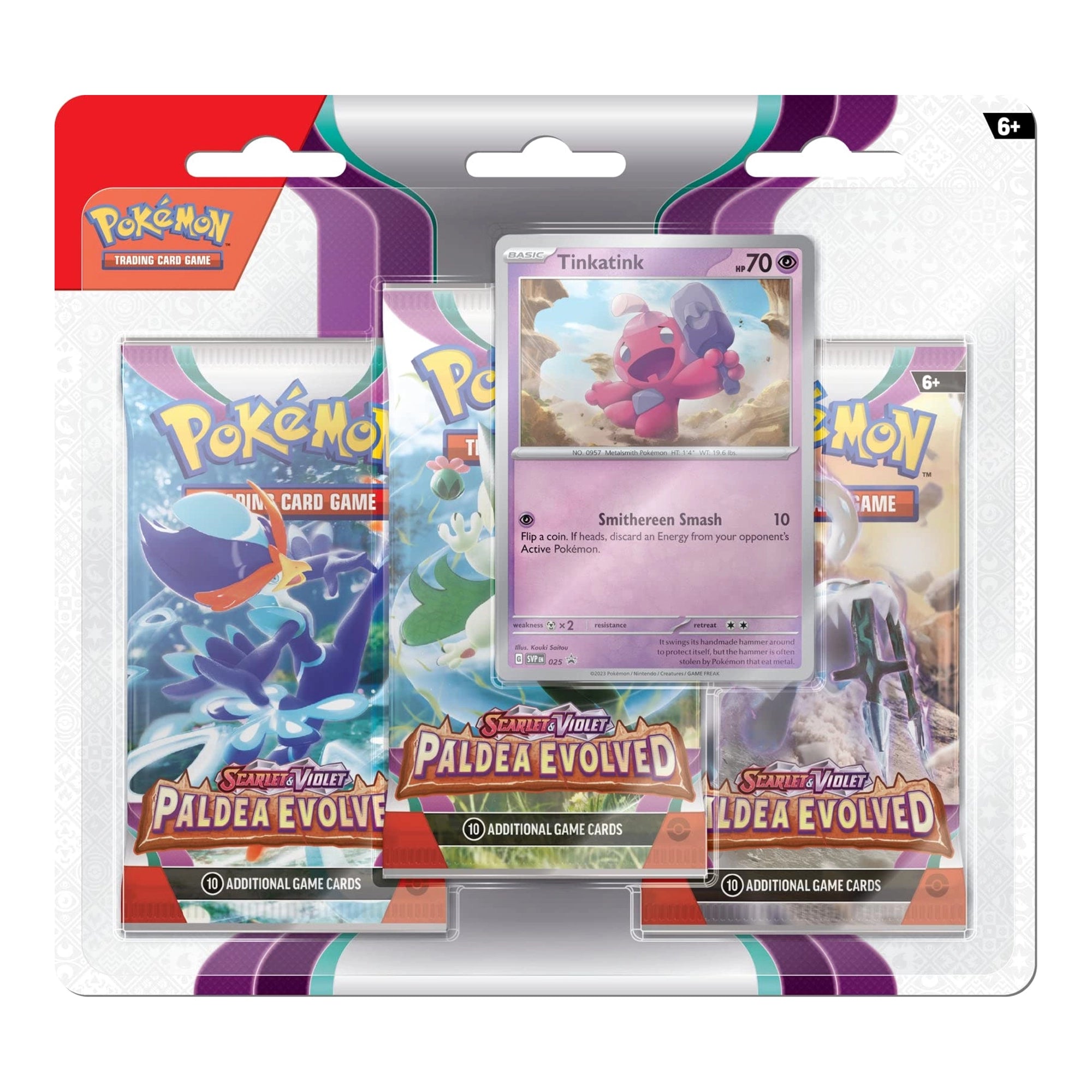 Pokemon Scarlet & Violet – Paldea Evolved 3-Pack Blister