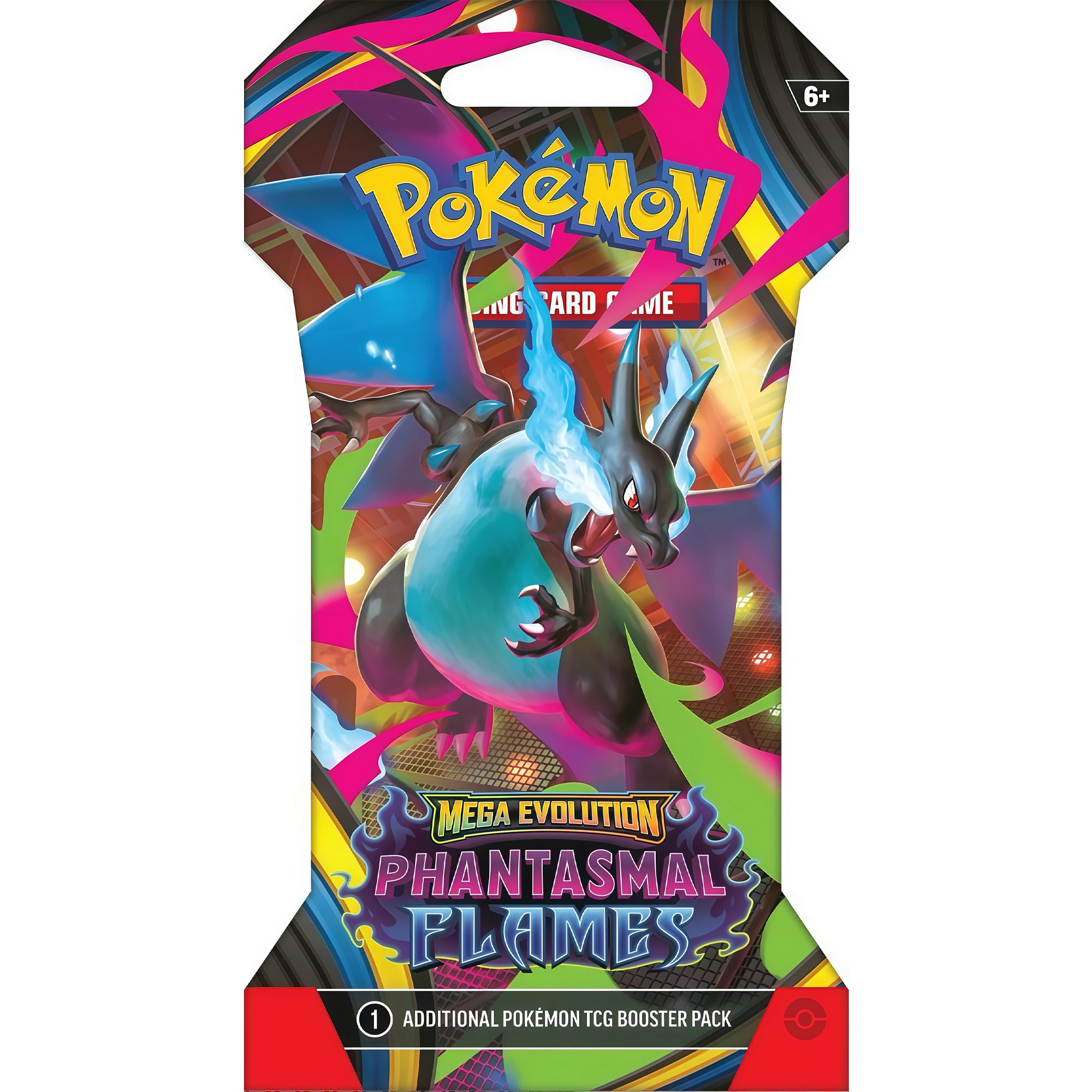 Pokemon Mega Evolution - Phantasmal Flames Sleeved Boost Pack
