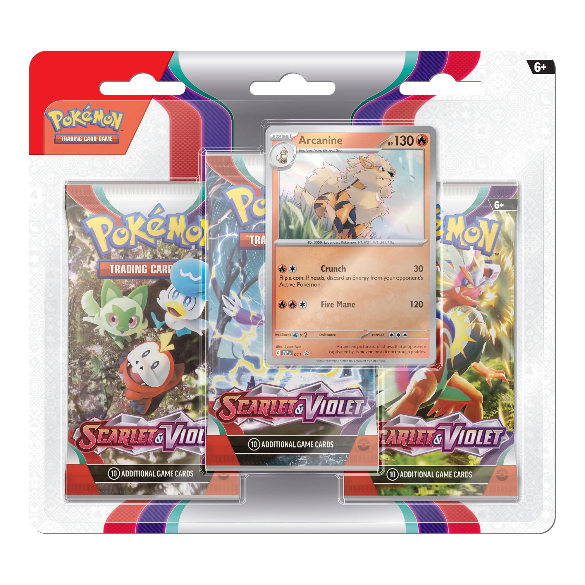 Pokemon Scarlet & Violet – 3-Pack Blister