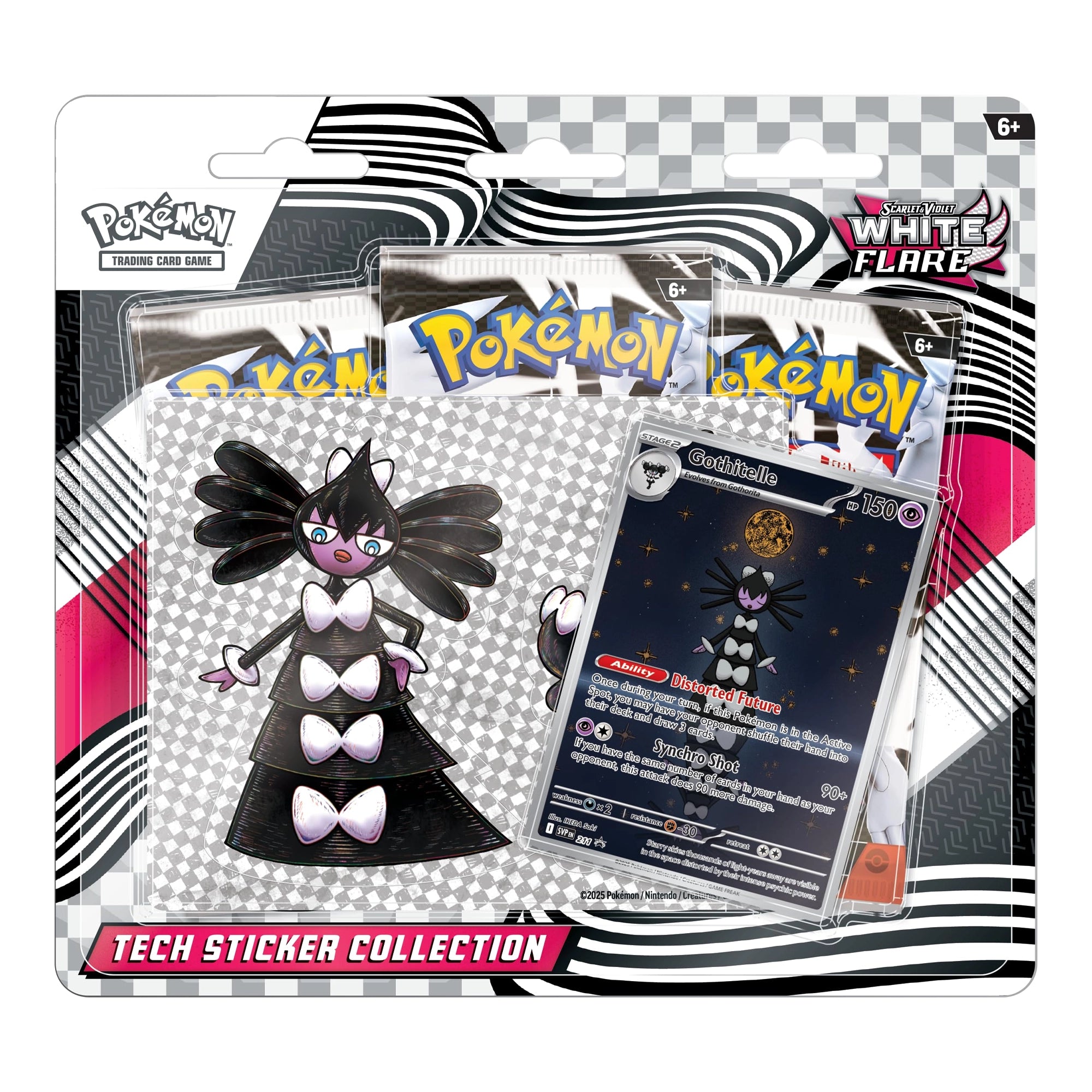 Pokemon Scarlet & Violet – White Flare Tech Sticker Collection